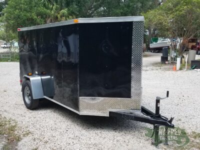 South Georgia Cargo 5x10 SA Trailer - Black, Double Doors - Image 16