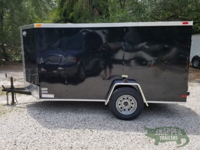 South Georgia Cargo 5x10 SA Trailer - Black, Double Doors - Image 5