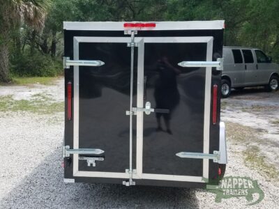 South Georgia Cargo 5x10 SA Trailer - Black, Double Doors - Image 9