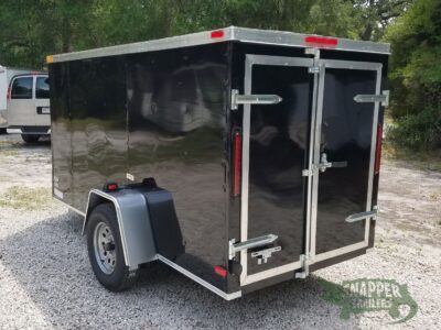 South Georgia Cargo 5x10 SA Trailer - Black, Double Doors - Image 7