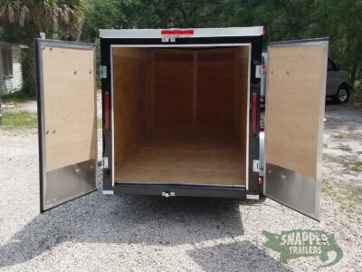 South Georgia Cargo 5x10 SA Trailer - Black, Double Doors - Image 8