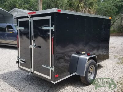 South Georgia Cargo 5x10 SA Trailer - Black, Double Doors - Image 11