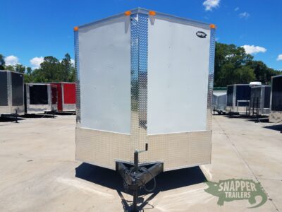 South Georgia Cargo 8.5x24 TA Trailer - White, Ramp, Side Door, Extra Height - Image 9
