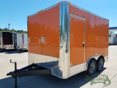 South Georgia Cargo 8.5x12 TA Trailer - Orange, Electrical, Finished Interior, Additional Options - Image 2