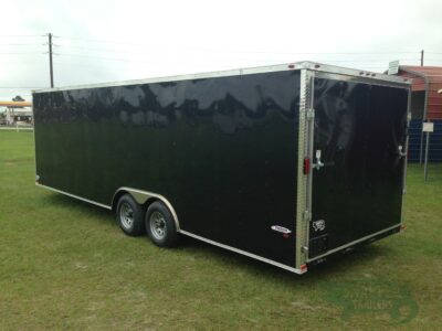 Freedom Trailers 8.5x26 TA Trailer - Black, Ramp, Side Door, 5K Axles, D-Rings - Image 5