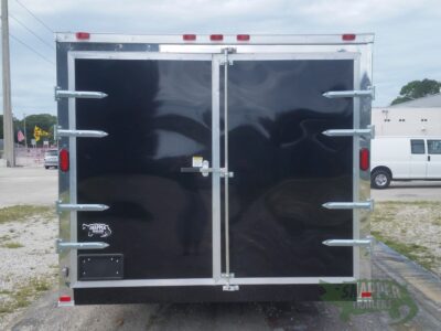 Freedom Trailers 8.5x20 TA Trailer - Black, Double Barn Doors, Side Door, D-Rings - Image 7