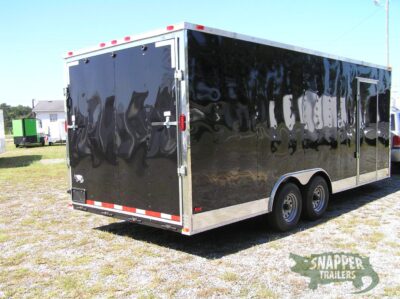 Freedom Trailers 8.5x20 TA Trailer - Black, Ramp, Side Door, 5K Axles, D-Rings, Extra Height - Image 12