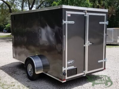 Quality Cargo 6x12 SA Trailer - White, Double Doors, Side Door, Extra Height - Image 7