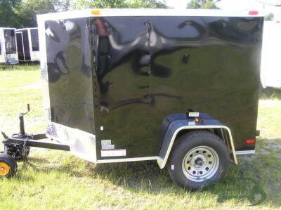 South Georgia Cargo 5x6 SA Trailer - Black, Ramp - Image 3