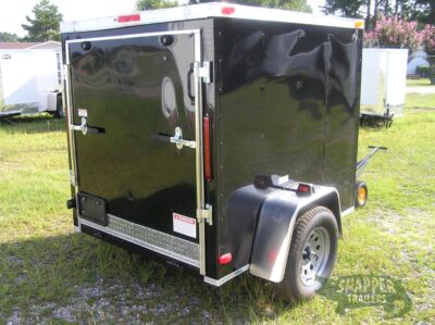 South Georgia Cargo 5x6 SA Trailer - Black, Ramp - Image 9