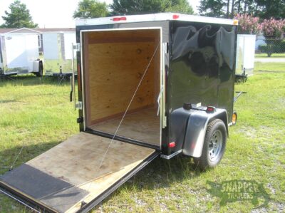 South Georgia Cargo 5x6 SA Trailer - Black, Ramp - Image 8