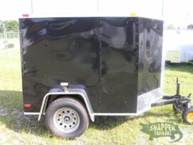 South Georgia Cargo 5x6 SA Trailer - Black, Ramp