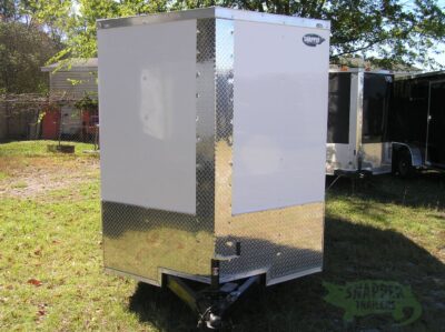 Quality Cargo 6x14 TA Trailer - White, Rear Double Doors, Side Door, Extra Height - Image 12