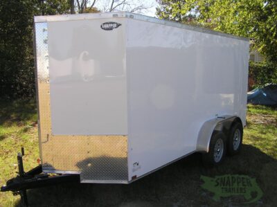Quality Cargo 6x14 TA Trailer - White, Rear Double Doors, Side Door, Extra Height - Image 2