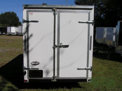 Quality Cargo 6x14 TA Trailer - White, Rear Double Doors, Side Door, Extra Height - Image 6