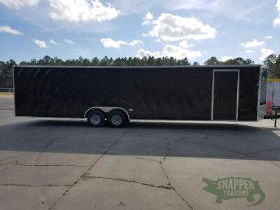South Georgia Cargo 8.5x32 TA Trailer - Black, Ramp, Side Door, D-Rings - Image 8