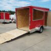 BQ 6x12SAL Red R RV Options 4752 Rear Right Open