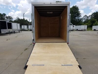 Quality Cargo 6x12 SA Trailer - Silver Frost, Ramp, Side Door, Extra Height - Image 7