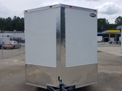 Freedom Trailers 7x16 TA Trailer - White, Ramp, Side Door, Extra Height - Image 16