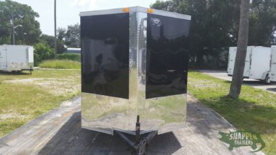 South Georgia Cargo 6x10 SA Trailer - Black, Ramp, Side Door - Image 13
