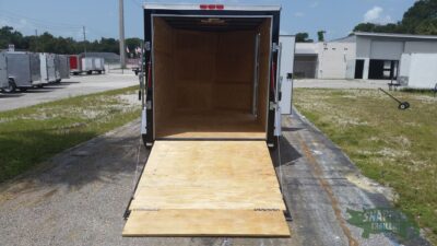 South Georgia Cargo 6x10 SA Trailer - Black, Ramp, Side Door - Image 6