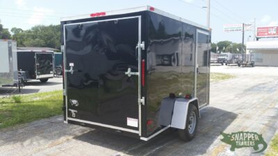 South Georgia Cargo 6x10 SA Trailer - Black, Ramp, Side Door - Image 9