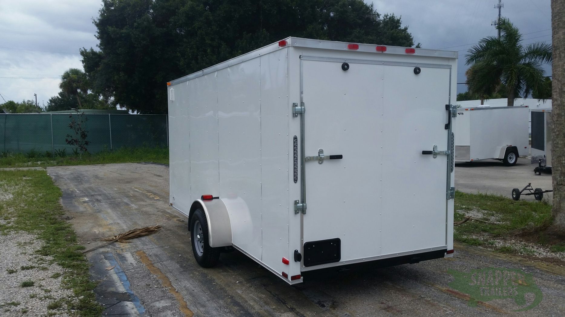 Quality Cargo 6x14 SA Trailer - White, Ramp, Side Door, Extra Height - Image 5