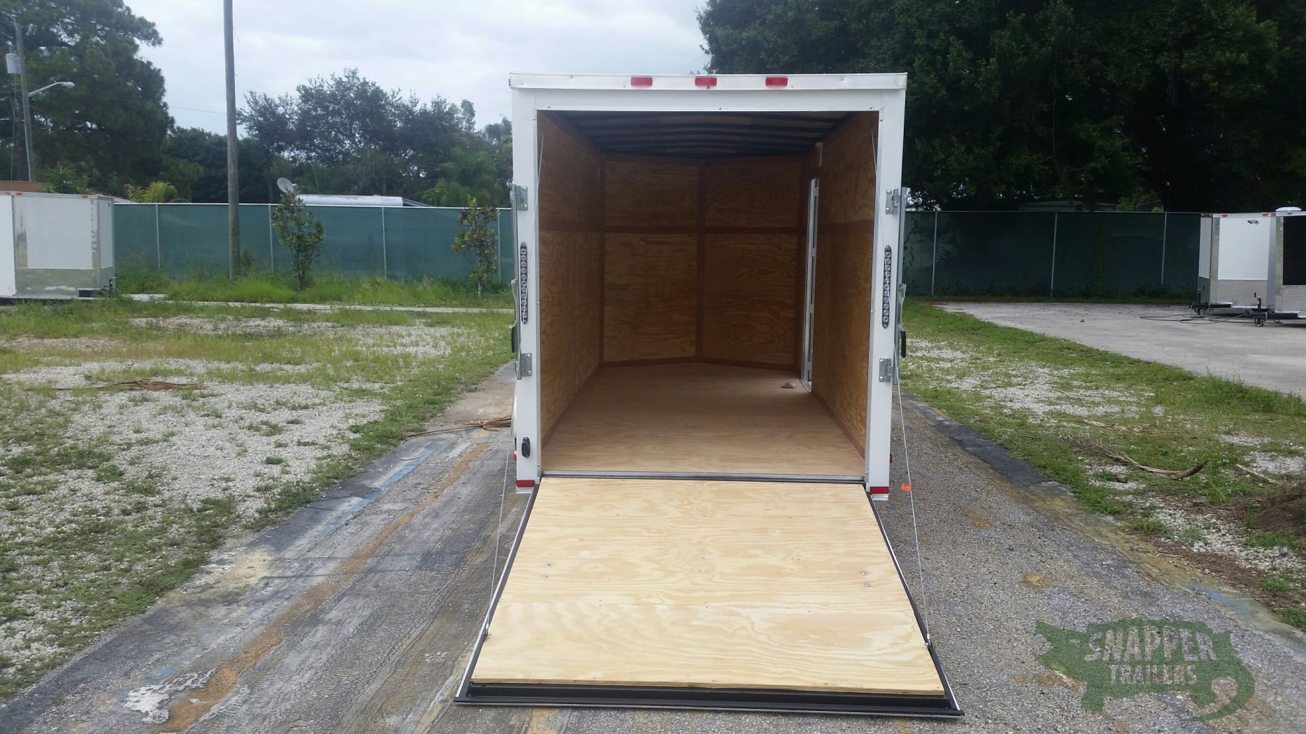 Quality Cargo 6x14 SA Trailer - White, Ramp, Side Door, Extra Height - Image 6
