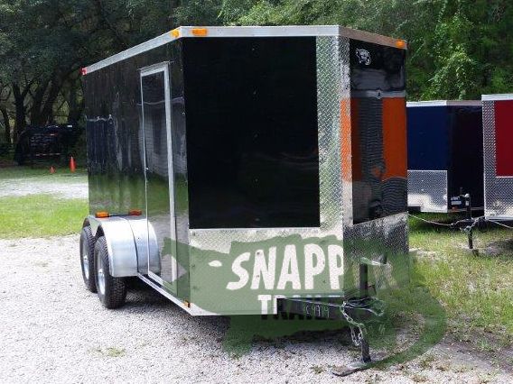 Quality Cargo 6x14 TA Trailer - Black, Ramp, Side Door, Extra Height - Image 13