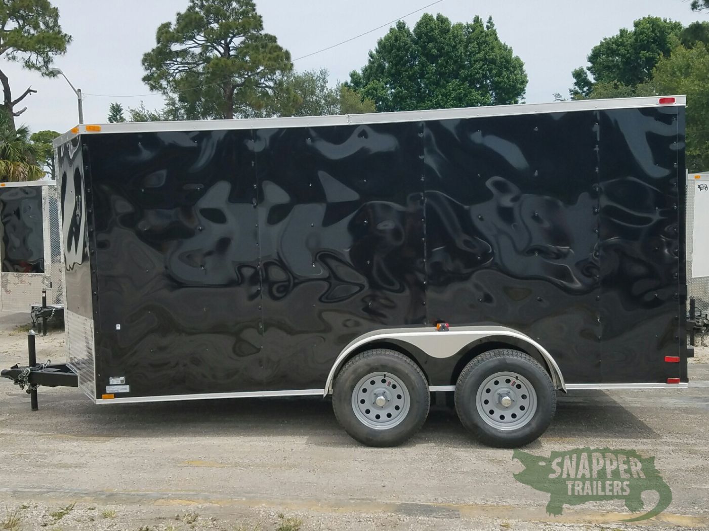 Quality Cargo 6x14 TA Trailer - Black, Ramp, Side Door, Extra Height - Image 3