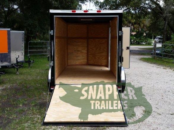 Quality Cargo 6x14 TA Trailer - Black, Ramp, Side Door, Extra Height - Image 6