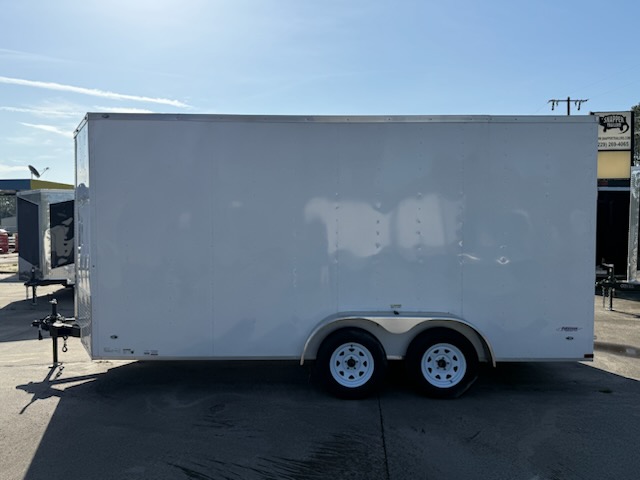 Freedom Trailers  7x16TA2L - Wh, R, RVBL, +12 Height, 1x3x5 Conc Door w GlassScreens - Image 4