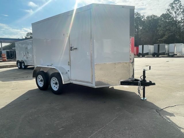 Freedom Trailers 6x10 TA Trailer - White, Ramp, Side Door, Extra Height - Image 10