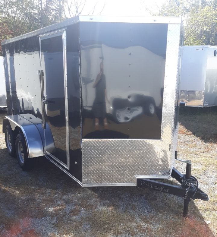 Freedom Trailers  6x12TA2L - Blk, DD, RVBL, +3 Height