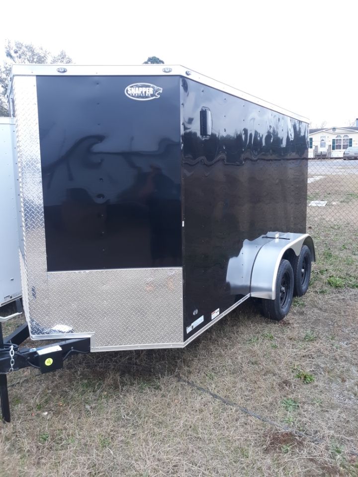Freedom Trailers 6x12 TA Trailer - Black, Ramp, Side Door, Extra Height - Image 2