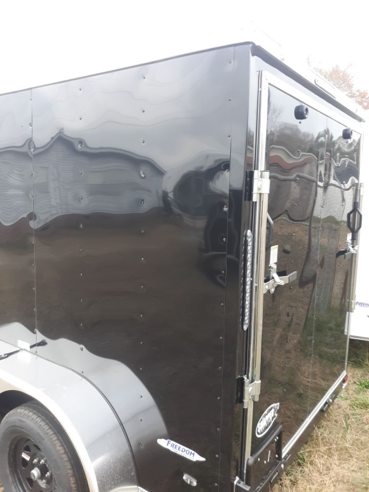 Freedom Trailers 6x12 TA Trailer - Black, Ramp, Side Door, Extra Height - Image 3