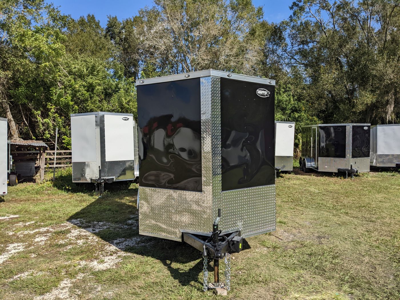 Freedom Trailers 6x14 TA Trailer - Black, Ramp, Side Door, Extra Height - Image 10