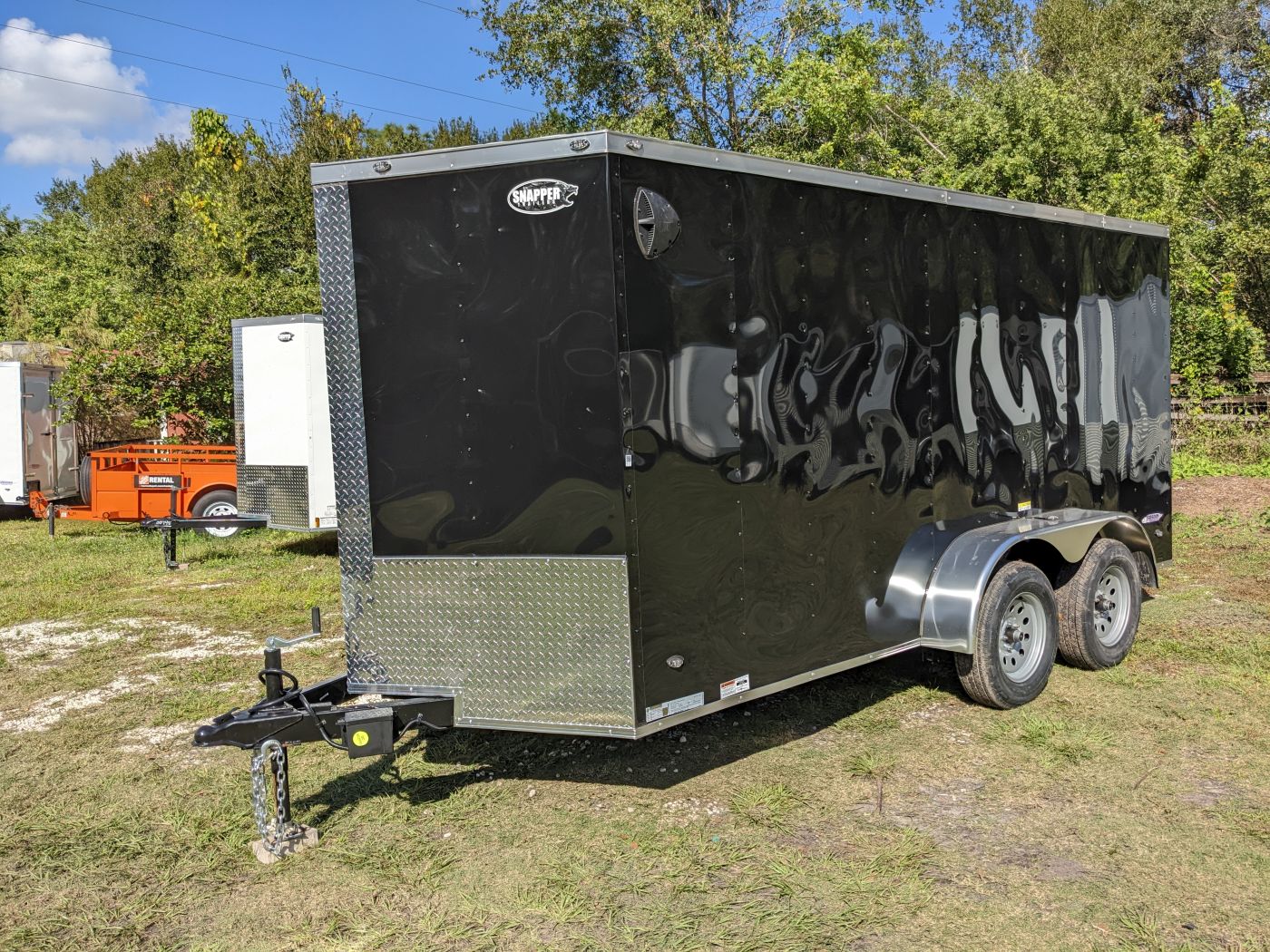 Freedom Trailers 6x14 TA Trailer - Black, Ramp, Side Door, Extra Height - Image 2