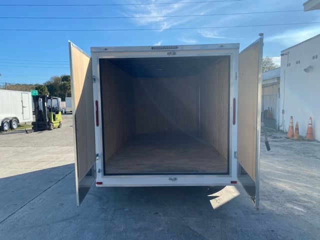 Freedom Trailers 7x14 TA Trailer - White, Double Doors, Side Door, Extra Height - Image 5