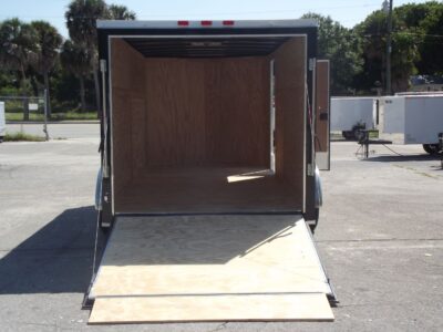 Freedom Trailers 7x16 TA Trailer - Black, Ramp, Side Door, Extra Height - Image 6
