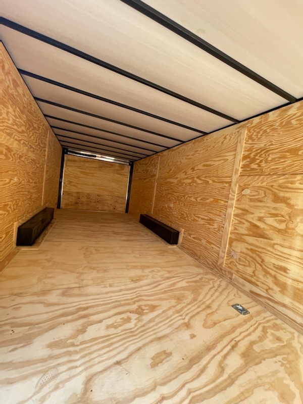 Diamond Cargo 8.5x24 TA Trailer - Black, Ramp, Side Door, D-Rings - Image 3