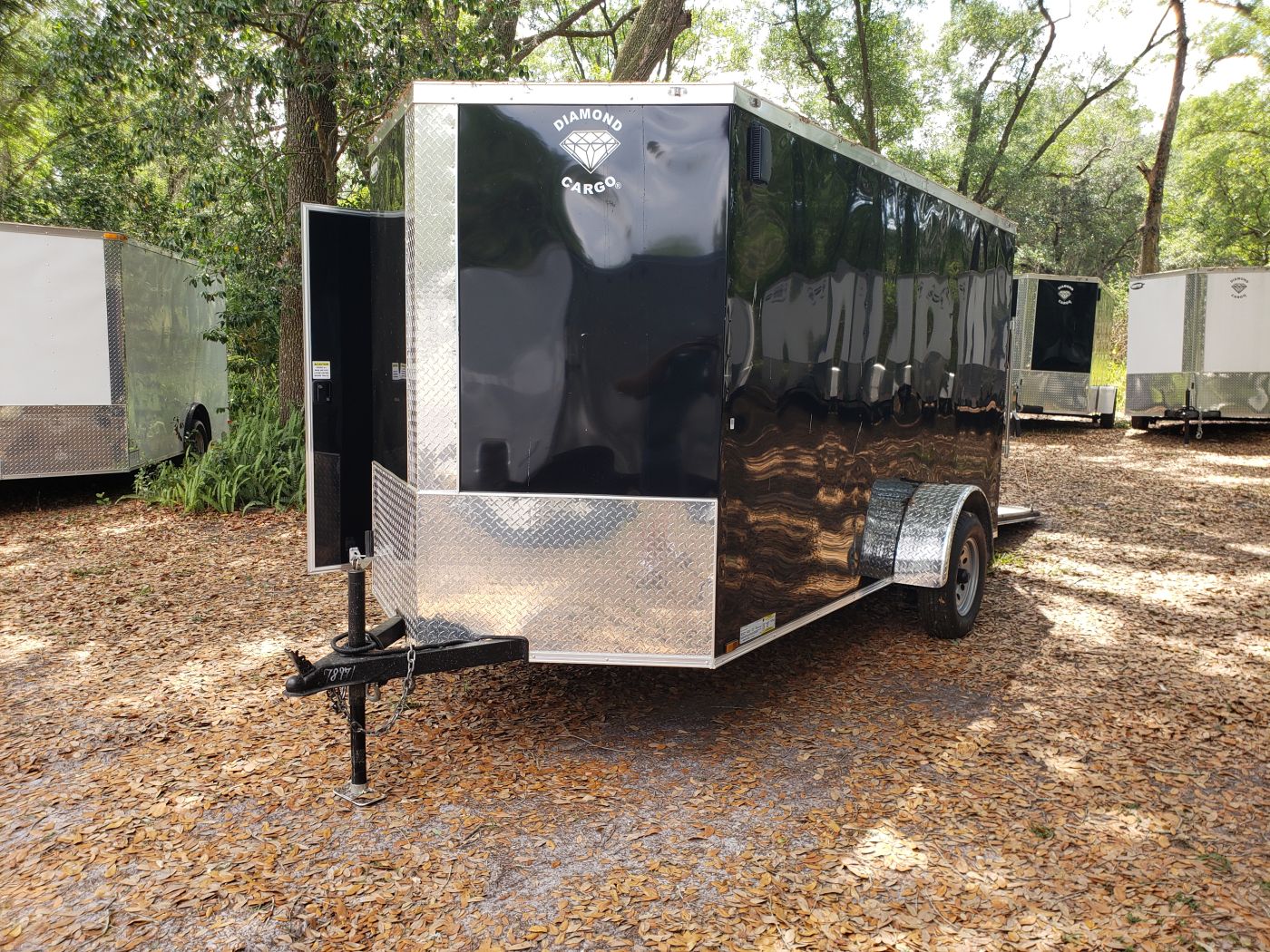 Diamond Cargo 6x12 SA Trailer - Blk, Ramp, Side Door, Extra Height - Image 15