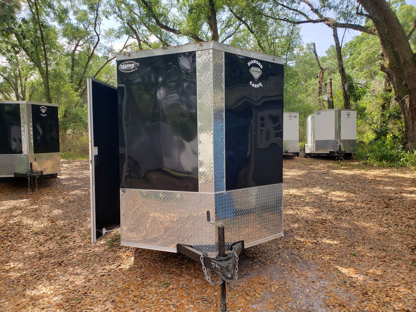 Diamond Cargo 6x12 SA Trailer - Blk, Ramp, Side Door, Extra Height - Image 14