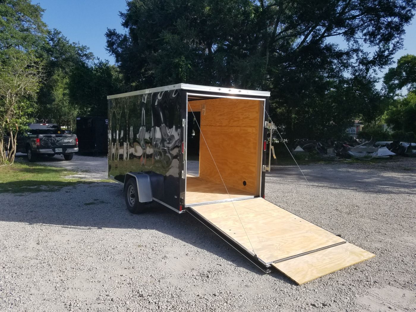 Diamond Cargo 6x12 SA Trailer - Black, Ramp, Side Door, Extra Height, Insulation - Image 7