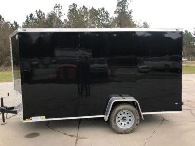 Diamond Cargo 6x12 SA Trailer - Black, Ramp, Side Door, Extra Height, Insulation - Image 5