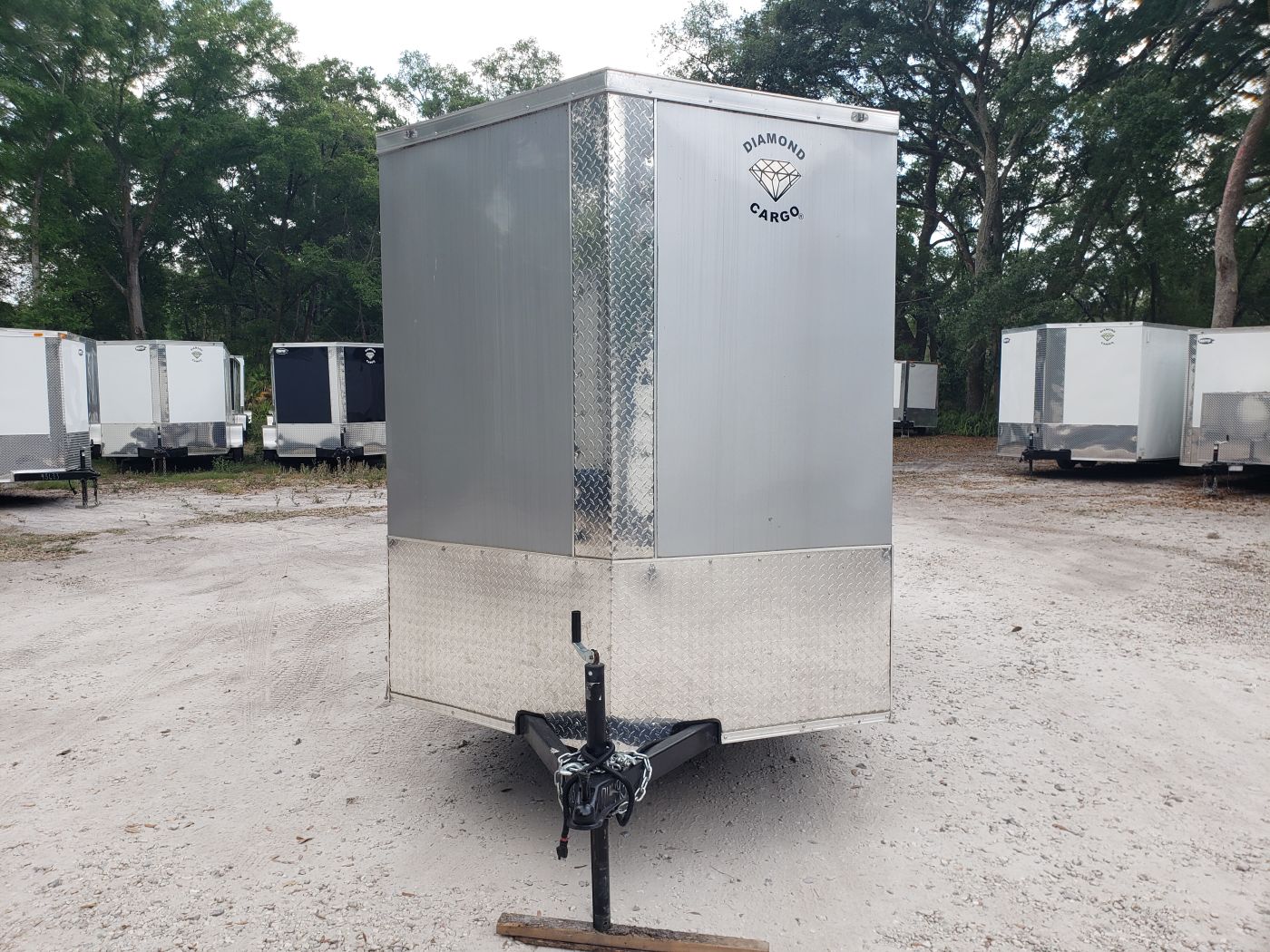 Diamond Cargo 6x12 SA Trailer - Silver Frost, Ramp, Side Door, Extra Height, Therma Ceiling - Image 17