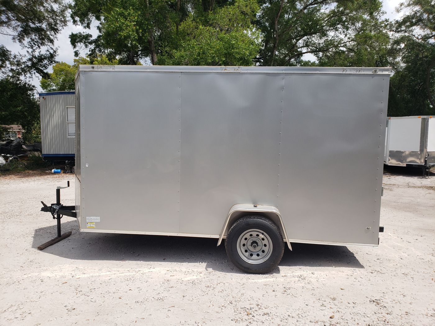 Diamond Cargo 6x12 SA Trailer - Silver Frost, Ramp, Side Door, Extra Height, Therma Ceiling - Image 5