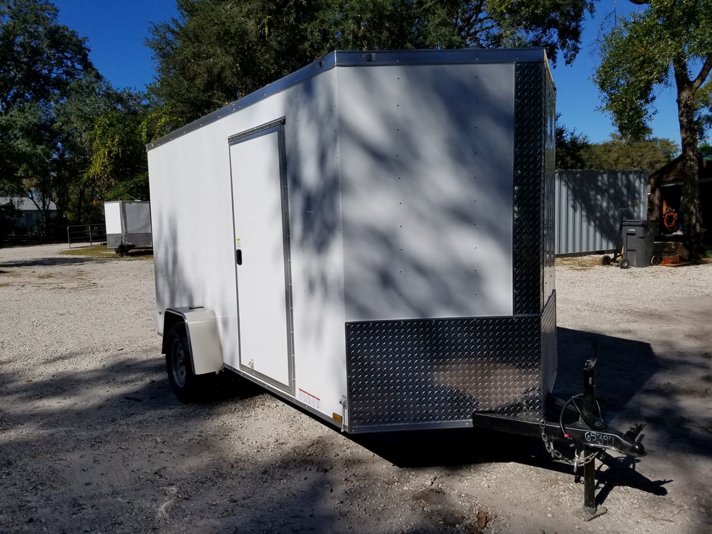 Diamond Cargo 6x12 SA Trailer - White, Ramp, Side Door, Extra Height, Insulation - Image 14