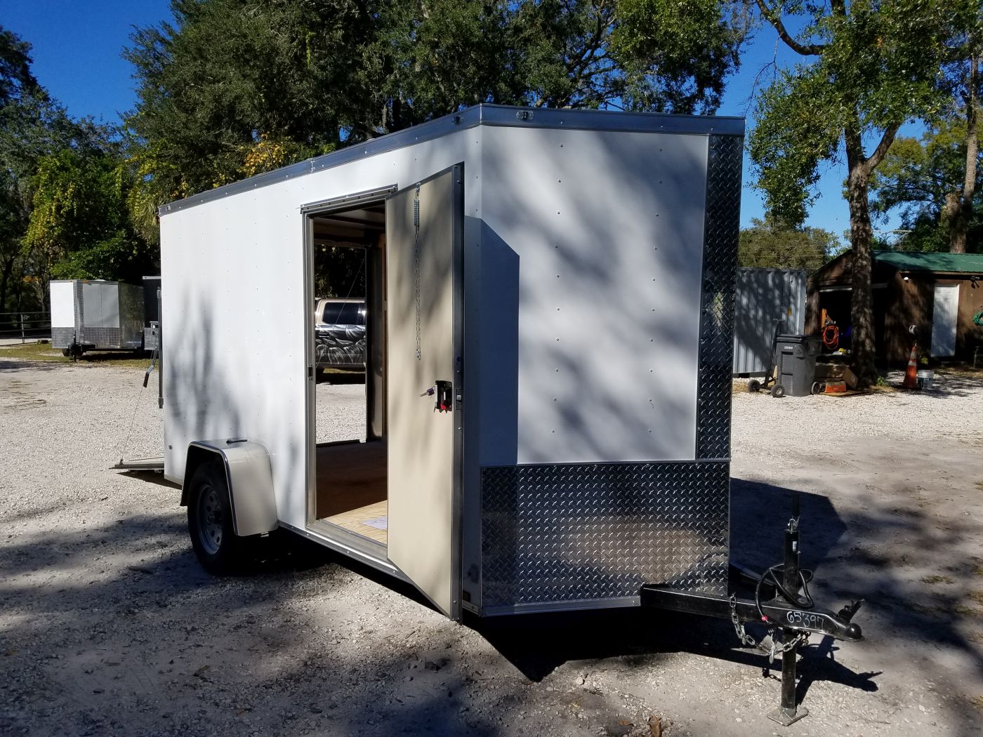 Diamond Cargo 6x12 SA Trailer - White, Ramp, Side Door, Extra Height, Insulation - Image 13