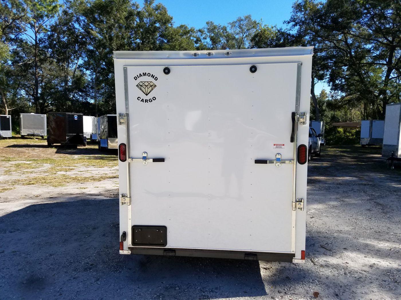 Diamond Cargo 6x12 SA Trailer - White, Ramp, Side Door, Extra Height, Insulation - Image 8